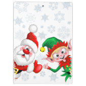 Kersttekens voor kerstmis en kerstmis voor kerstmi klembord (Achterkant)