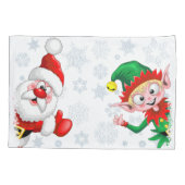 Kersttekens voor kerstmis en kerstmis voor kerstmi kussensloop (Achterkant)