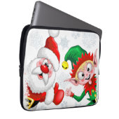 Kersttekens voor kerstmis en kerstmis voor kerstmi laptop sleeve (Voorkant Rechts)