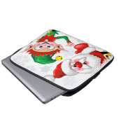 Kersttekens voor kerstmis en kerstmis voor kerstmi laptop sleeve (Voorkant onderkant)