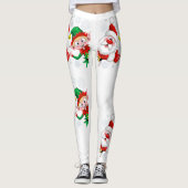 Kersttekens voor kerstmis en kerstmis voor kerstmi leggings (Voorkant)
