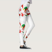 Kersttekens voor kerstmis en kerstmis voor kerstmi leggings (Rechts)