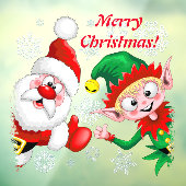 Kersttekens voor kerstmis en kerstmis voor kerstmi raamsticker (Vel 3)