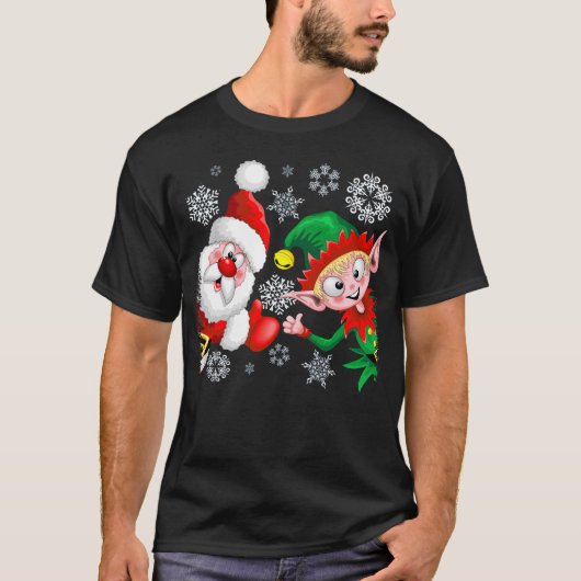 Kersttekens voor kerstmis en kerstmis voor kerstmi t-shirt (Voorkant)
