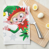 Kersttekens voor kerstmis en kerstmis voor kerstmi theedoek (Quarter Fold)