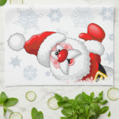 Kersttekens voor kerstmis en kerstmis voor kerstmi theedoek (Gevouwen)