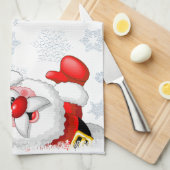 Kersttekens voor kerstmis en kerstmis voor kerstmi theedoek (Quarter Fold)