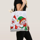 Kersttekens voor kerstmis en kerstmis voor kerstmi tote bag (Dichtbij)