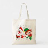 Kersttekens voor kerstmis en kerstmis voor kerstmi tote bag (Achterkant)