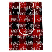 kersttekst in sneeuwvlokken medium cadeauzakje (Achterkant)