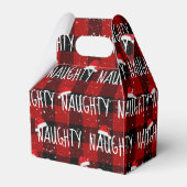 kersttekst met kerstcadeautjes bedankdoosjes (Voorkant Zijde)