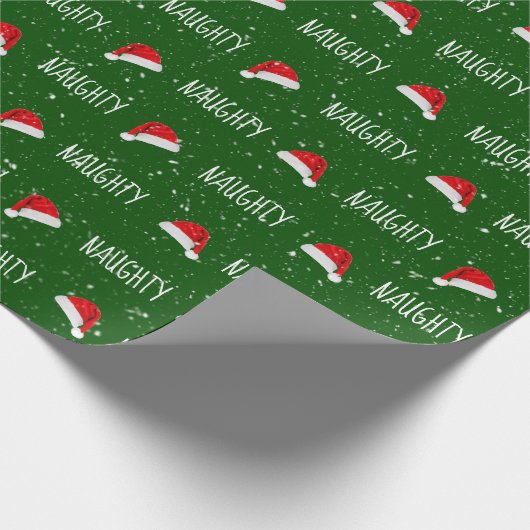 kersttekst met kerstcadeautjes cadeaupapier (Hoek)