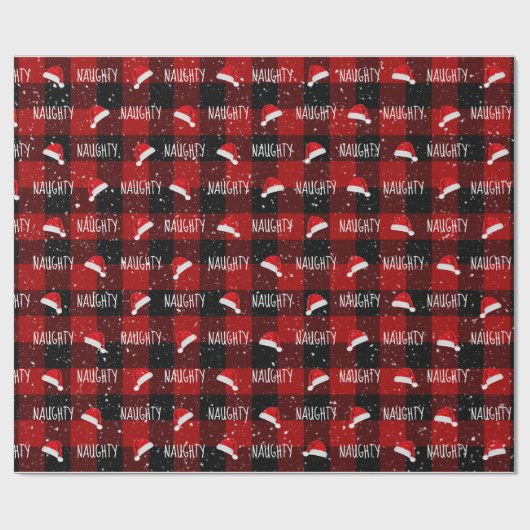 kersttekst met kerstcadeautjes cadeaupapier (Vlak)