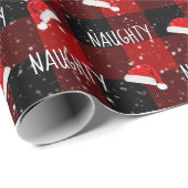 kersttekst met kerstcadeautjes cadeaupapier (Rol Hoek)