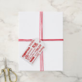 Kerstteksten Cadeaulabel (Met Touw)