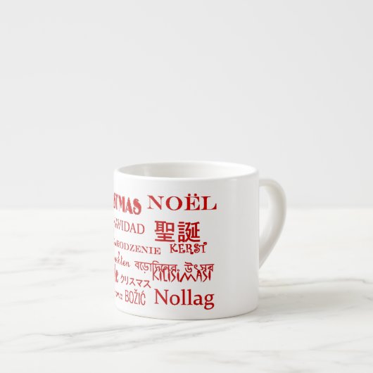 kerstteksten espresso kop (Voorkant rechts)