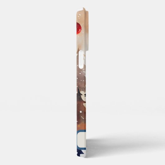 Kersttelefoon iPhone Hoesje (Rechterkant)