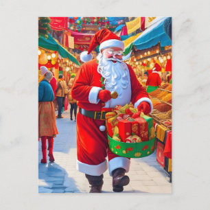 Kersttelefoonachtergronden - Knus Winter Briefkaart