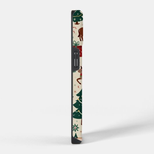 kersttelefooncel iPhone hoesje (Rechterkant)