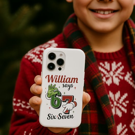 Kersttelefoonhoes - trend 6•7 iPhone hoesje
