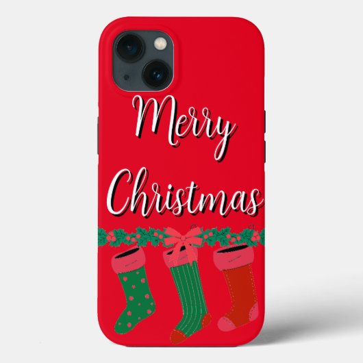 KERSTTELEFOONHOESJE Case-Mate iPhone CASE (Achterkant)