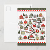 Kersttellende Advent Calendar Briefkaart (Voorkant / Achterkant)