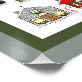 Kersttellende Advent Calendar Perfect Poster (Hoek)