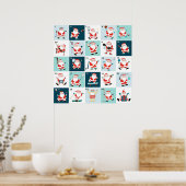 Kersttellende Advent Calendar Poster (Keuken)