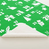 Kersttellende Advent Calendar Sherpa Deken (3/4)