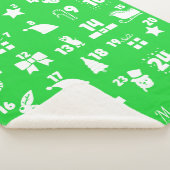 Kersttellende Advent Calendar Sherpa Deken (3/4)