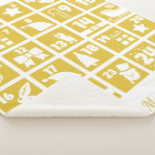 Kersttellende Advent Calendar Sherpa Deken (3/4)