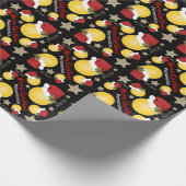 Kersttennis All Star - Personaliseren Cadeaupapier (Hoek)