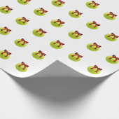 kersttennis-braadpapier cadeaupapier (Hoek)