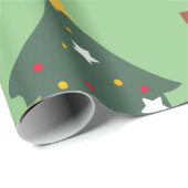 Kersttennis, Cadeaus en snoepriet Cadeaupapier (Rol Hoek)