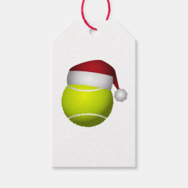 Kersttennisbal Cadeaulabel