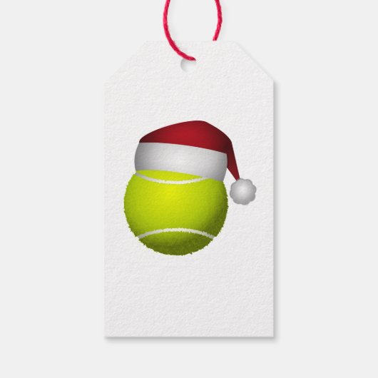 Kersttennisbal Cadeaulabel (Achterkant)