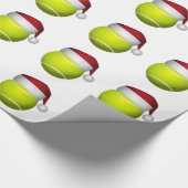 Kersttennisbal Cadeaupapier (Hoek)