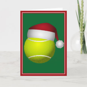 Kersttennisbal Feestdagen Kaart