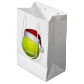 Kersttennisbal Medium Cadeauzakje (Voorkant Gekanteld)