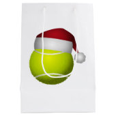 Kersttennisbal Medium Cadeauzakje (Achterkant)
