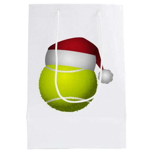 Kersttennisbal Medium Cadeauzakje (Achterkant)