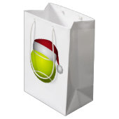 Kersttennisbal Medium Cadeauzakje (Achterkant Gekanteld)