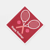 Kersttennisrackets Servet (Hoek)