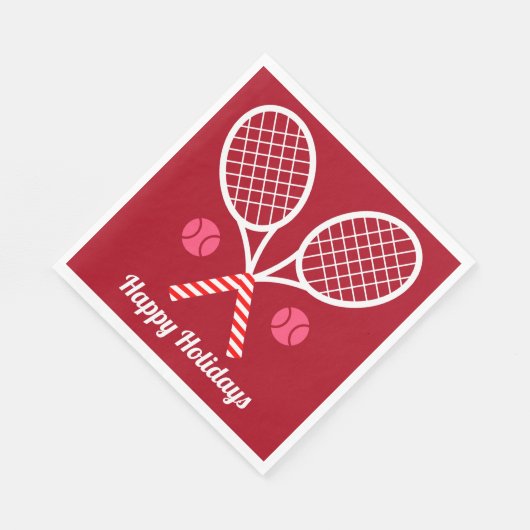 Kersttennisrackets Servet (Hoek)