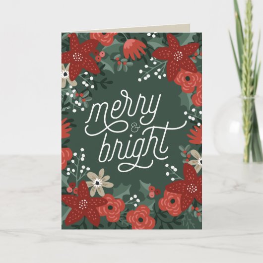 Kersttennisslagkaart Kaart (Voorkant)