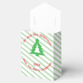 Kersttent Feestgunstdozen Bedankdoosjes (Geopend)