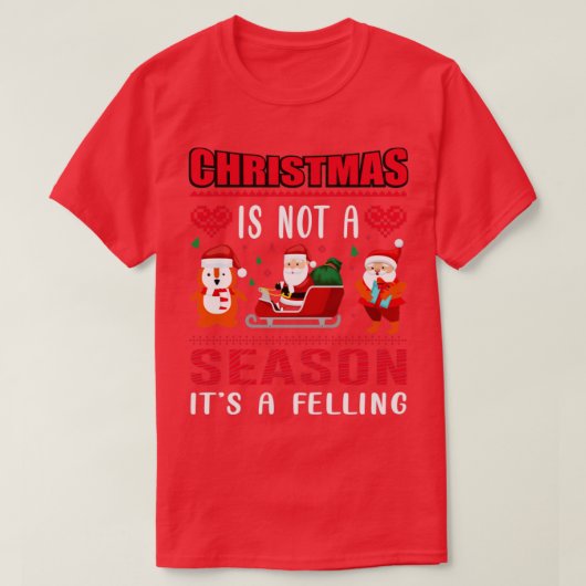 kersttentraceontwerp t-shirt (Design voorkant)