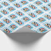 Kerstterger Cadeaupapier (Hoek)