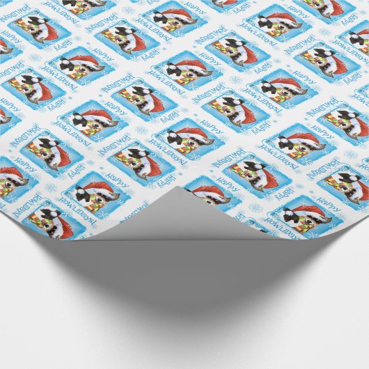 Kerstterger Cadeaupapier (Hoek)