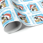 Kerstterger Cadeaupapier (Rol Hoek)